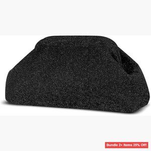 Large Woven Clutch Purse, Crochet Evening Handbag, Summer Beach Bag